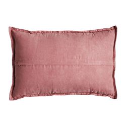 Pink velvet cushion, 42 x 10 x 26 cm | Pink
