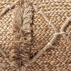 Jute Cushion Amely Beige, 90x28x9cm