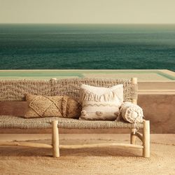 Jute Cushion Amely Beige, 90x28x9cm