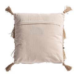 Almofada de juta Mayla Beige, 45x8x45cm