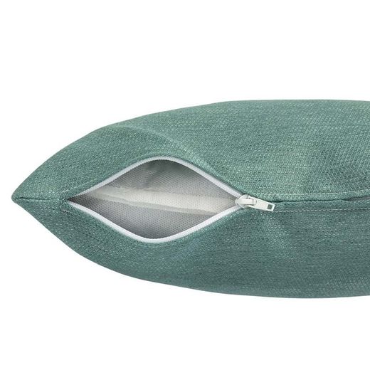 Udendørs pyntepude lavet af udendørs stof i akvamarin, 45 x 12 x 45 cm | Udendørs