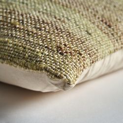 Keith jute cushion in brown/beige, 45 x 10 x 45 cm