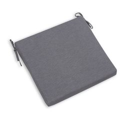 Cuscino per sedia quadrato Gandía Chillvert 38x38x4,5 cm Rivestimento sfoderabile grigio