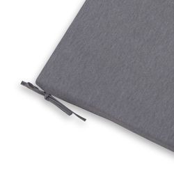 Cuscino per sedia quadrato Gandía Chillvert 38x38x4,5 cm Rivestimento sfoderabile grigio