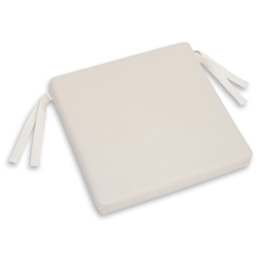 Cojín de Exterior Para Silla Desenfundable Hampton Cuadrado 40x40x5 Beige cm
