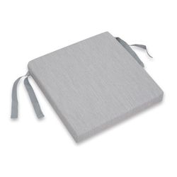 Chillvert Pacific Square Cushion Μαξιλάρι 42x42x6 cm Ανοιχτό γκρι αφαιρούμενο κάλυμμα