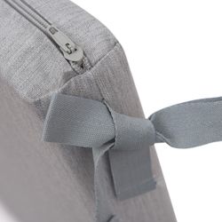 Chillvert Pacific Square Cushion Μαξιλάρι 42x42x6 cm Ανοιχτό γκρι αφαιρούμενο κάλυμμα