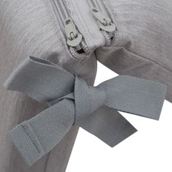 Coussin de chaise avec dossier Chillvert Pacific 92x45x6 cm Gris clair Housse amovible