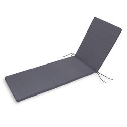 Chillvert Gandía Deck Cushion 185x55x4,5 cm (2 pieces) Gray Removable cover