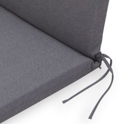 Chillvert Gandía Deck Cushion 185x55x4,5 cm (2 pieces) Gray Removable cover
