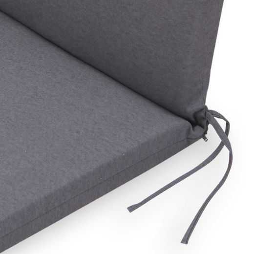 Chillvert Gandía Deck Cushion 185x55x4,5 cm (2 pieces) Gray Removable cover