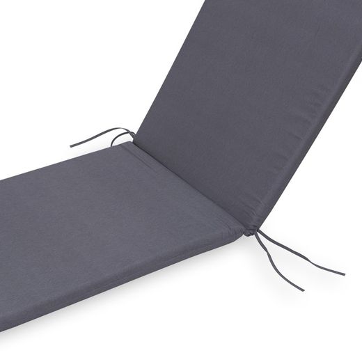 Chillvert Gandía Deck Cushion 185x55x4,5 cm (2 pieces) Gray Removable cover