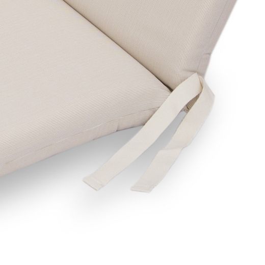 Chillvert Hampton Sun Lounger Cushion 190x60x5 cm Beige Removable Cover