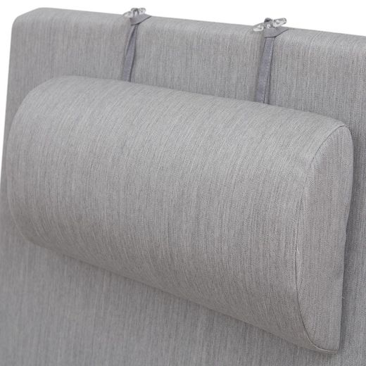 Cojín de Exterior Para Tumbona Desenfundable Pacific Gris Claro, 190x60x6 cm