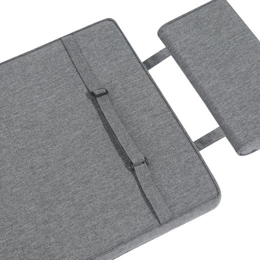 Danao sun lounger cushion in dark gray olefin fabric, 50 x 50 - 55 - 80 x 5 cm | Mooma Comfort