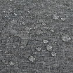 Danao sun lounger cushion in dark gray olefin fabric, 50 x 50 - 55 - 80 x 5 cm | Mooma Comfort