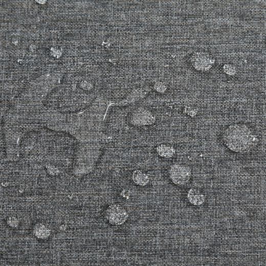 Danao sun lounger cushion in dark gray olefin fabric, 50 x 50 - 55 - 80 x 5 cm | Mooma Comfort