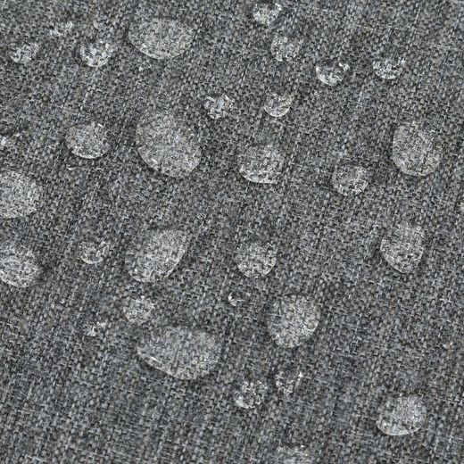 Coussin pour transat Mati en tissu oléfine gris foncé, 50 x 51 - 40 - 20 - 70 x 5 cm | Mooma Confort