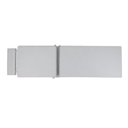 Poduszka na leżak Roxas z jasnoszarej tkaniny olefinowej, 59 x 72 - 117 x 10 cm | Komfort Moomy