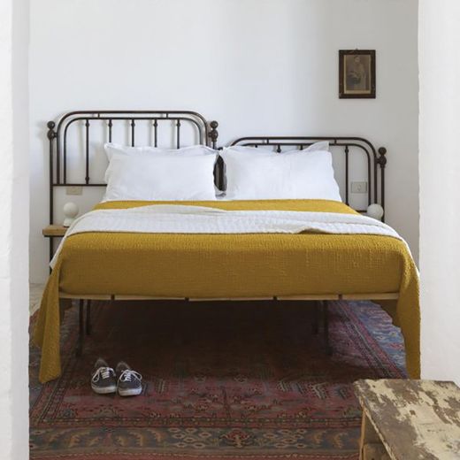 Cotton quilt in corn yellow | Tana