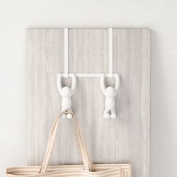 White ABS door hanger, 22 x 11 x 30 cm | Buddy