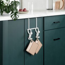 White ABS door hanger, 22 x 11 x 30 cm | Buddy