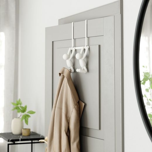 White ABS door hanger, 22 x 11 x 30 cm | Buddy