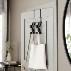 Door hanger made of black ABS, 22 x 11 x 30 cm | Buddy