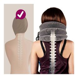 Collier cervical gonflable pour cou et vertèbres | Silhouette N0001S