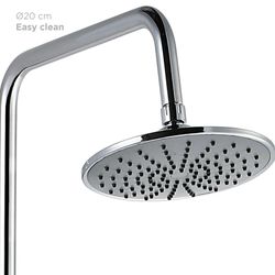 Brusesøjle i rustfrit stål i sølv, 2,2 x 35,5 x 96,5 cm | Chillout Cascade