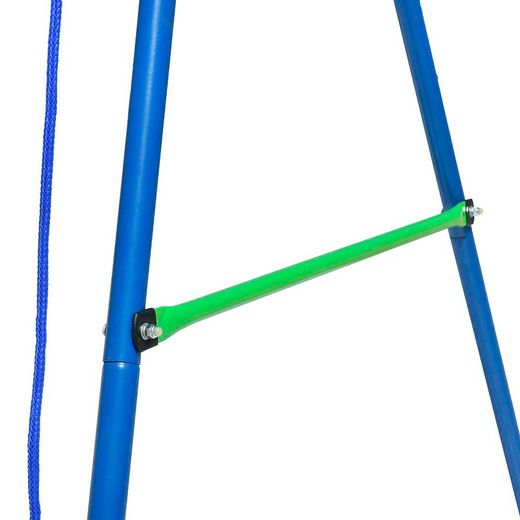 Children's metal swing in blue and green, 220 x 138 x 182 cm | swing