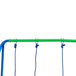 Children's metal swing in blue and green, 220 x 138 x 182 cm | swing