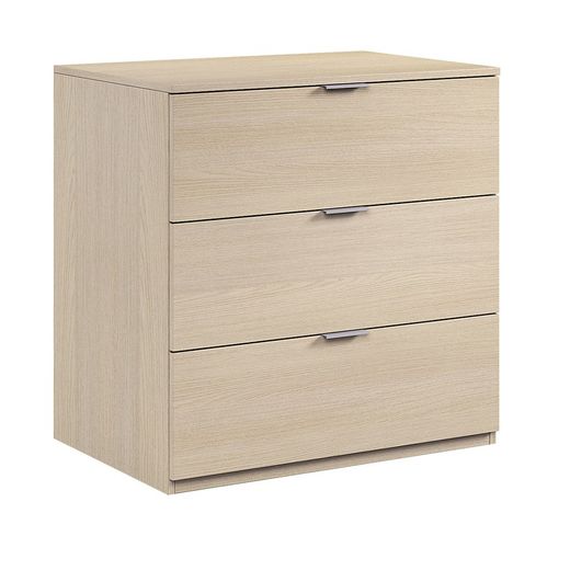 Eg kommode med 3 skuffer, 77 x 38 x 80 cm