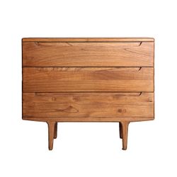 Cómoda de madera de mindi en color natural, 100 x 43 x 86 cm | Slough