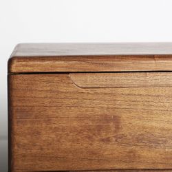 Cómoda de madera de mindi en color natural, 150 x 45 x 79 cm | Slough