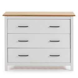 Cômoda em pinho branco, 100 x 40 x 80 cm | Miranda