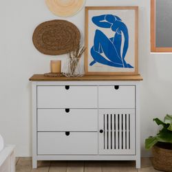 Bedroom set, chest of drawers and small table | Bruna