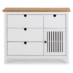 Bedroom set, chest of drawers and small table | Bruna