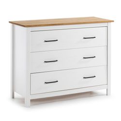 Cômoda em pinho branco, 100 x 40 x 80 cm | Miranda