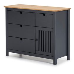 Chambre à coucher, commode et petite table | Brune