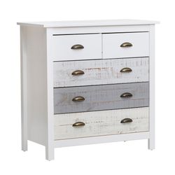 Bedroom set, headboard, 3-drawer table and chest of drawers | romantic