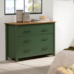 Cômoda em pinho verde, 100 x 40 x 80 cm | Miranda