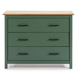 Cômoda em pinho verde, 100 x 40 x 80 cm | Miranda