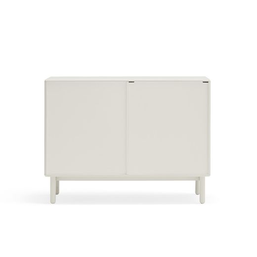 Cremefarbene Holzkommode, 120 x 40 x 90 cm | Corvo