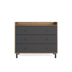 Ensemble de chambre, commode et 2 tables de chevet | malt