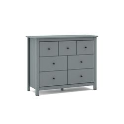 Wooden chest of drawers in green, 110 x 40 x 80 cm | Misti