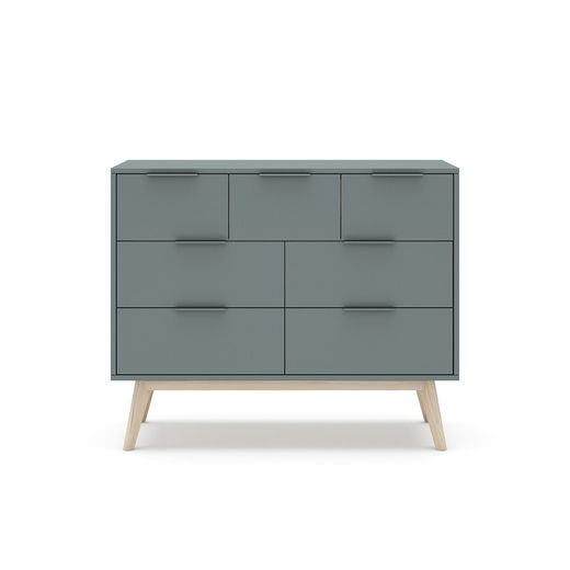 Træ kommode i grøn, 120 x 40 x 83 cm | Pisco