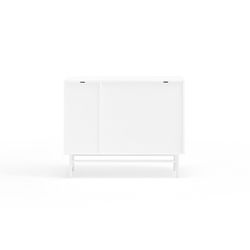 White wood and metal dresser, 97 x 45 x 80 cm | Knitwear