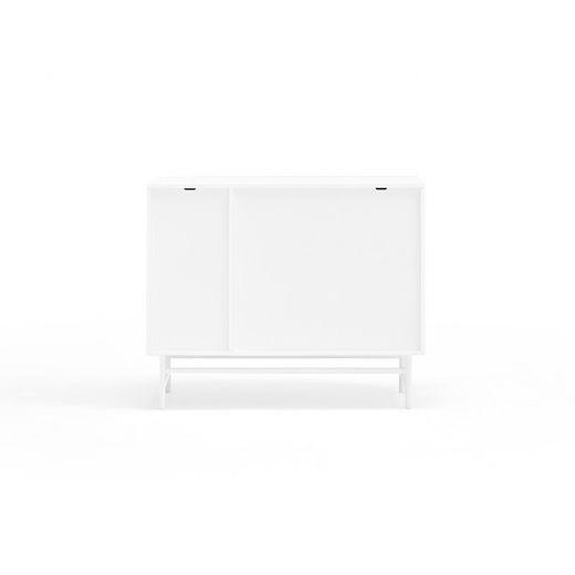 White wood and metal dresser, 97 x 45 x 80 cm | Knitwear