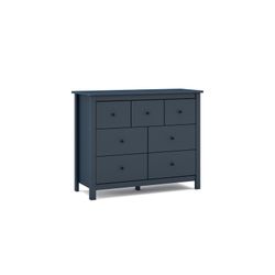 Commode en pin bleu, 110 x 40 x 80 cm | brumeux